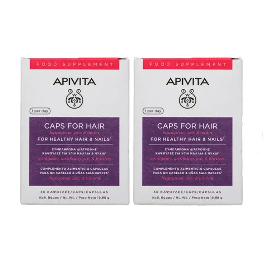 APIVITA Anti-Hair Loss Capsules, Pack 2 x 30 units
