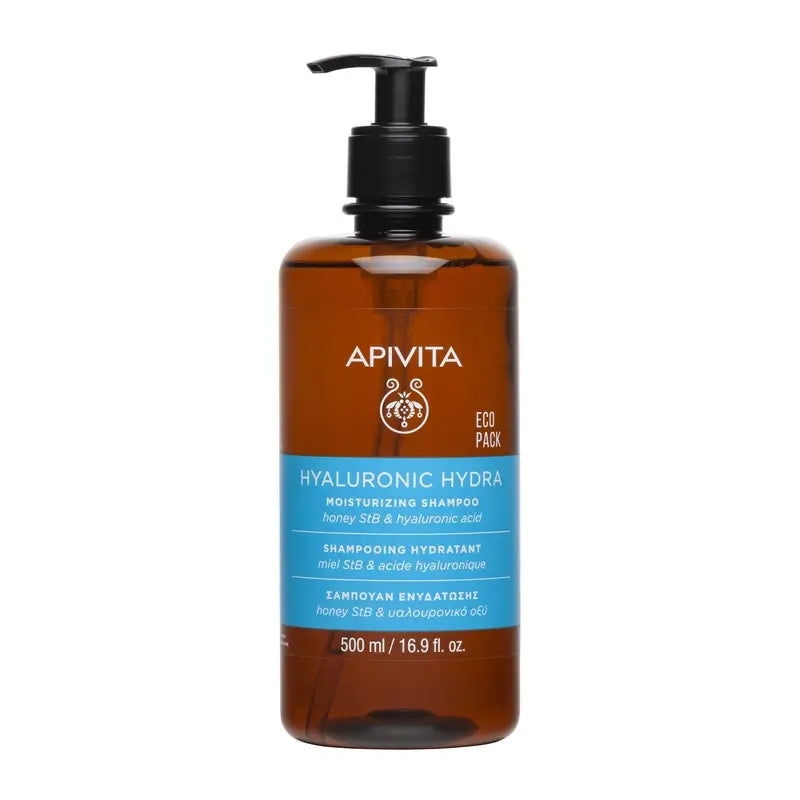 Apivita Hyaluronic Hydra Shampoo, 500 Ml