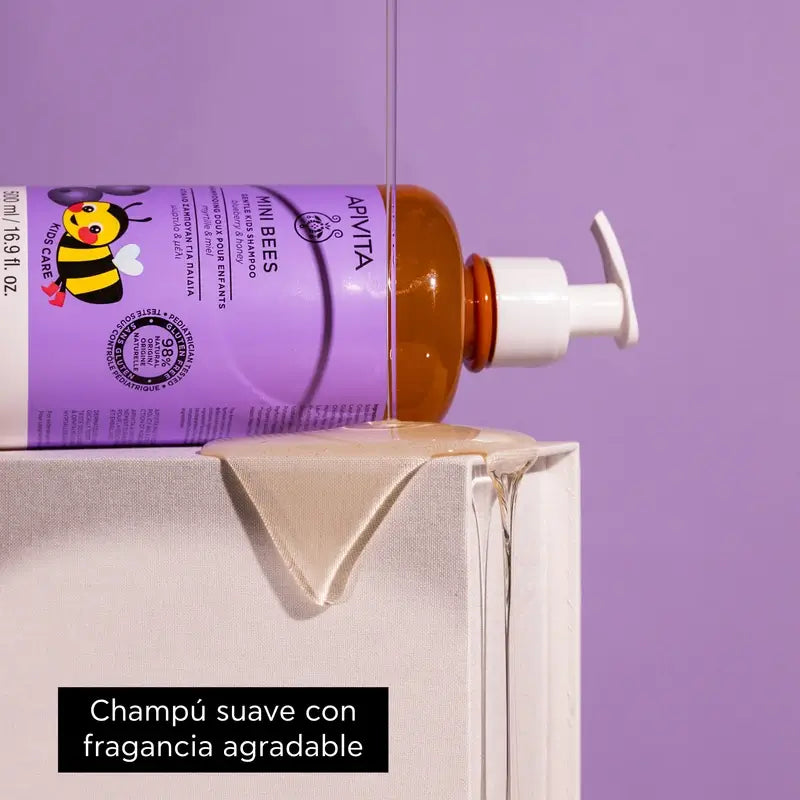 Apivita Gentle Children's Shampoo With Cranberry & Honey, 500 ml