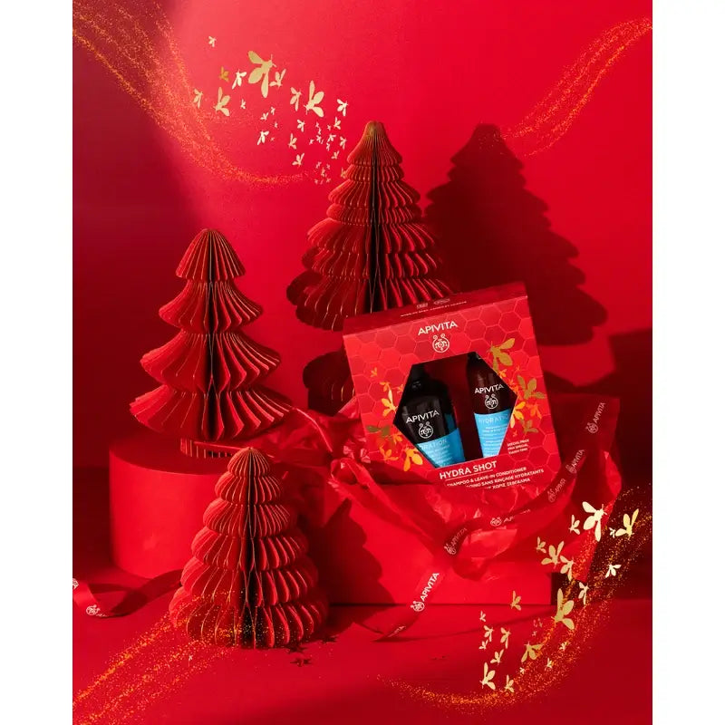 Apivita Box - Moisturising Shampoo + Moisturising Leave-In Conditioner 100Ml, 2 units