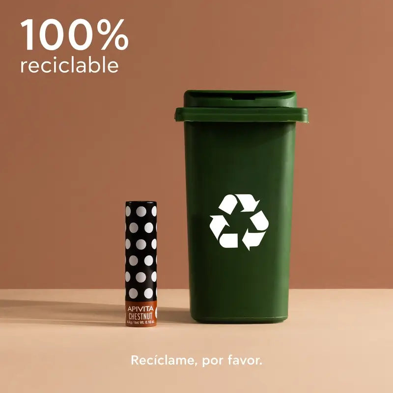 APIVITA Coloured Lip Balm with Chestnut 4.4g