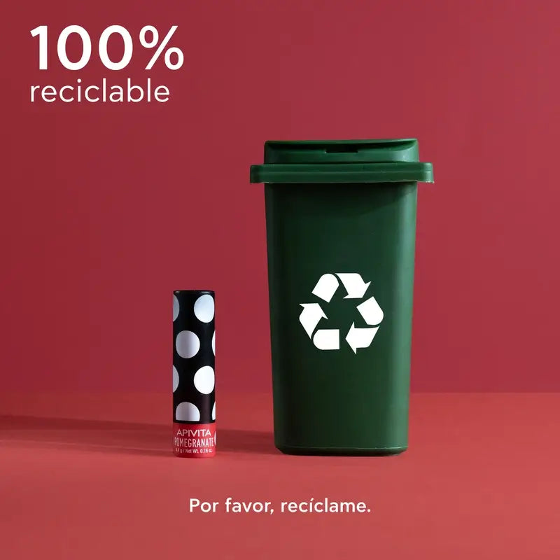 APIVITA Lip Balm with Pomegranate Colour 4.4g