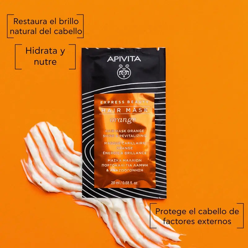 APIVITA Hair Mask Shine & Vitality with Orange and Honey
