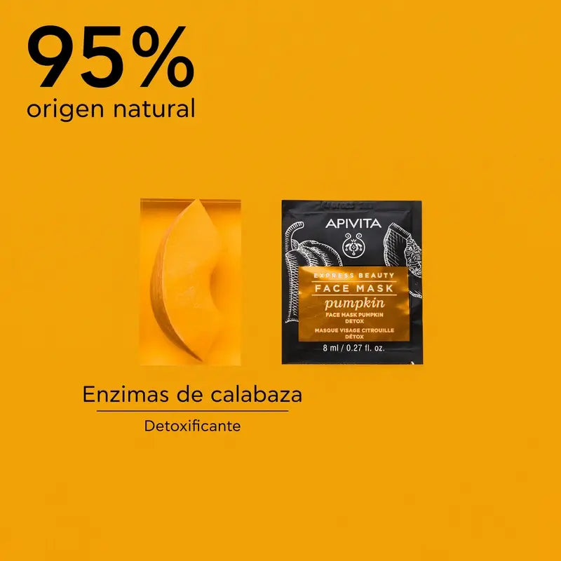 APIVITA Express Beauty Pumpkin Detox Face Mask
