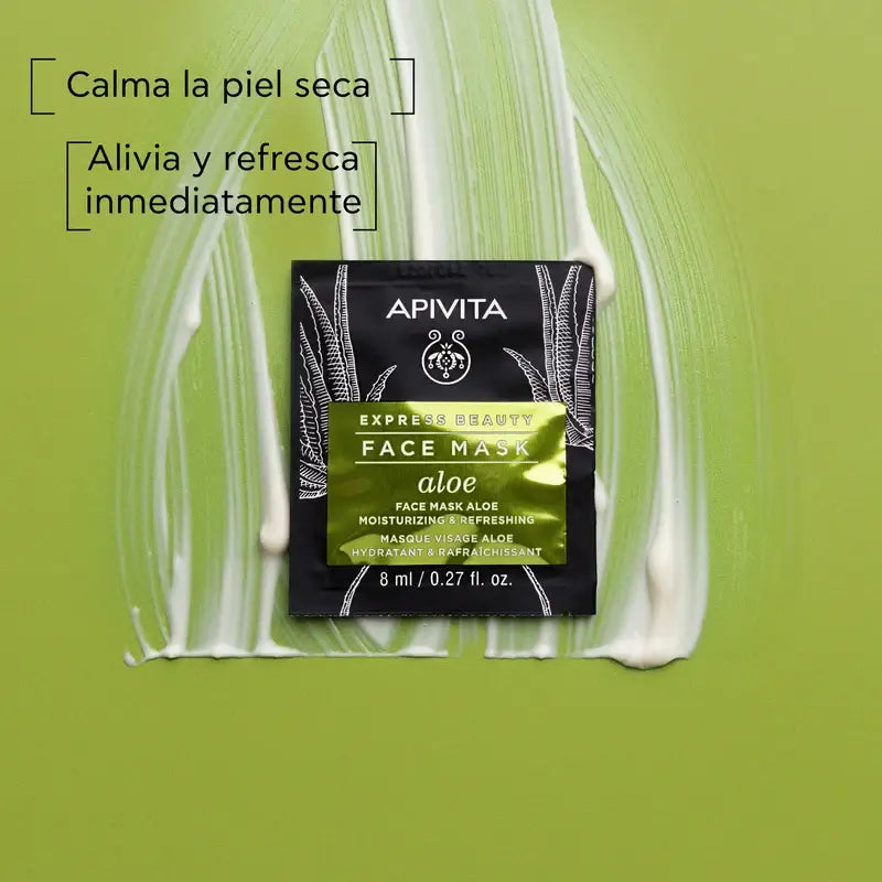 APIVITA Express Beauty Moisturising Mask with Aloe