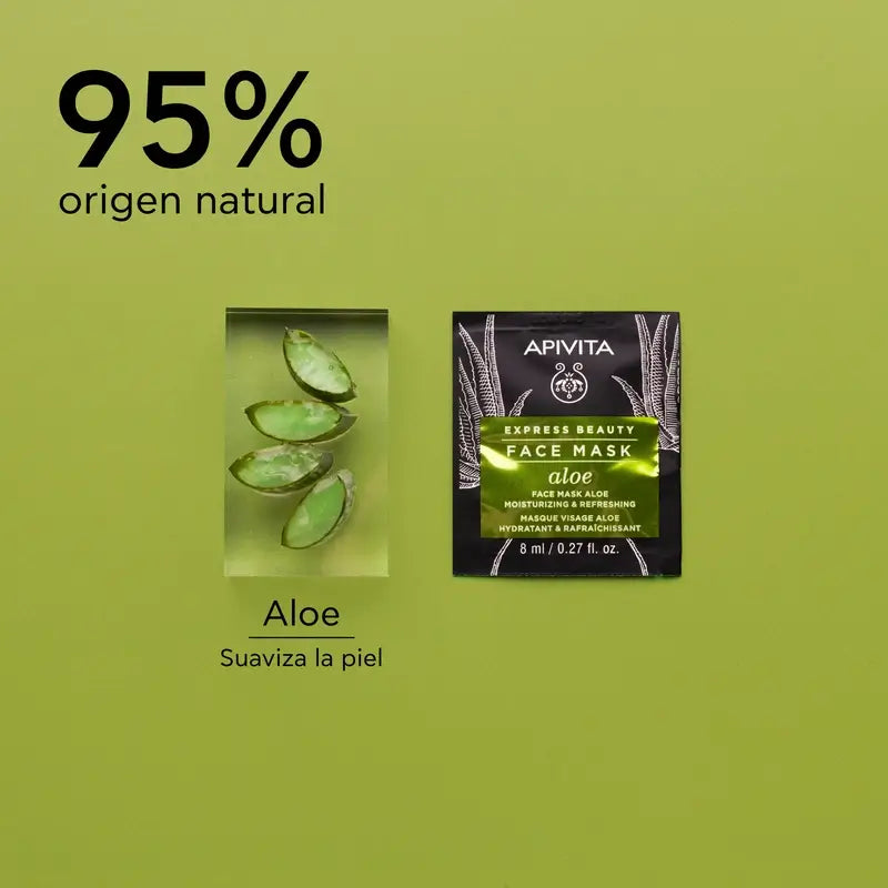 APIVITA Express Beauty Moisturising Mask with Aloe