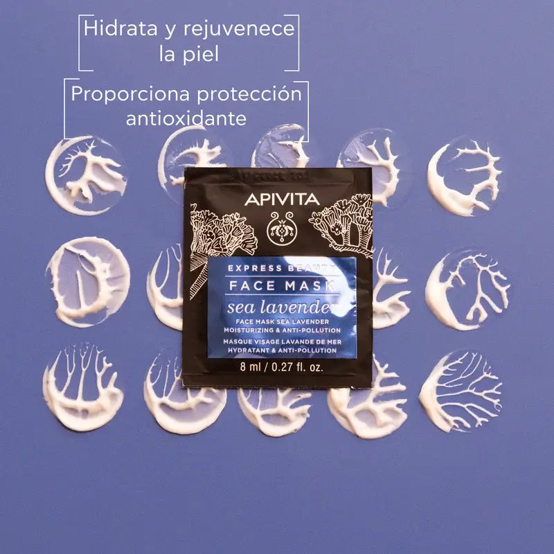 APIVITA Express Beauty Moisturising & Antioxidant Mask with Sea Lavender