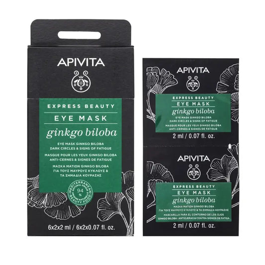 APIVITA Eye Contour Mask with Gingko Biloba 2 pieces x 2 ml