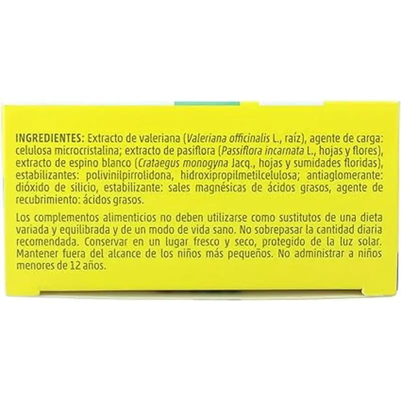 Aquilea Enrelax Forte 500 mg Valerian + Hawthorn + Passionflower, 30 tablets