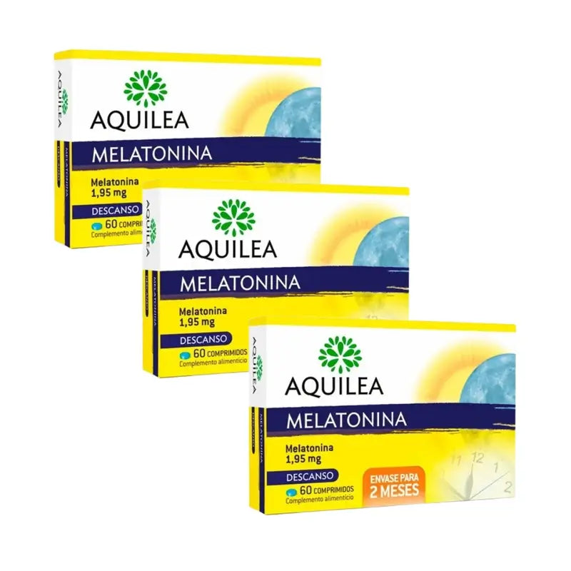Aquilea Melatonin 1,95 mg Pack 3 x 60 Tablets