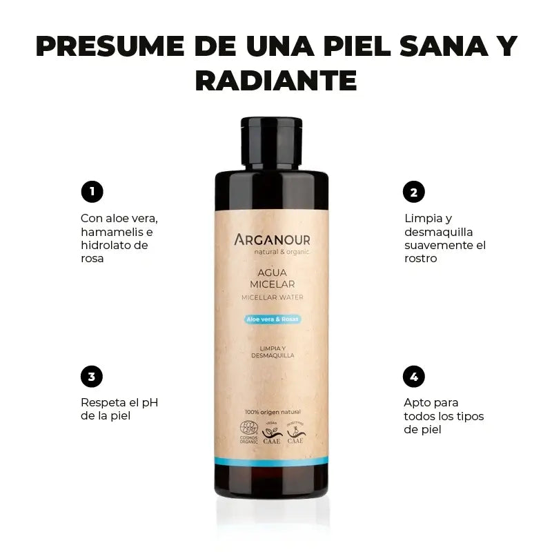 Arganour Facial Micellar Water, 250 Ml