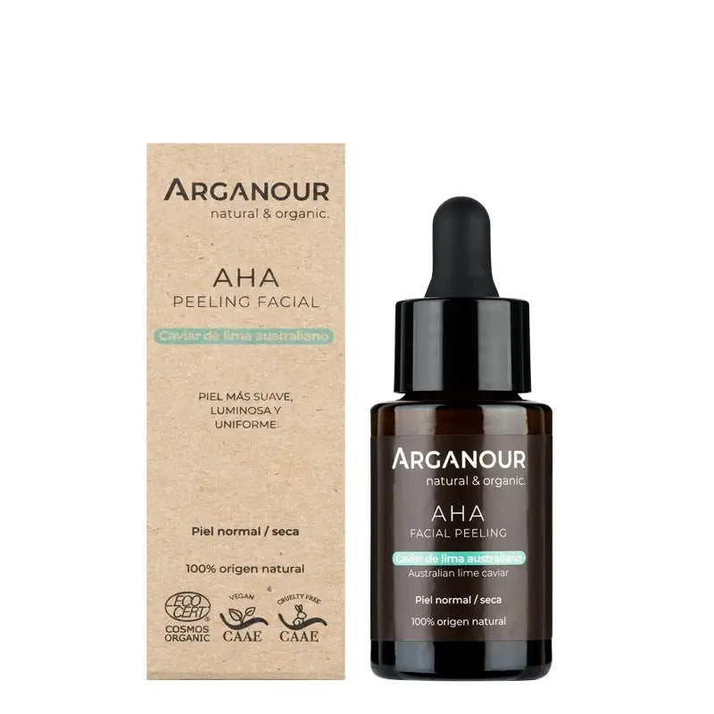 Arganour Facial Aha - Facial Peeling With Australian Lime Caviar, 30 Ml