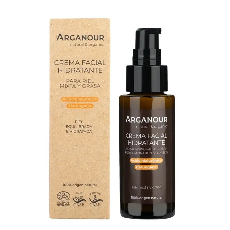 Arganour Facial Cream for Oily/Mixed Skin, 50 Ml