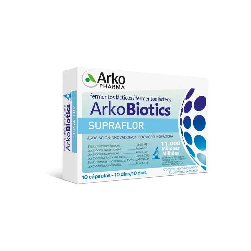 Arkobiotics Supraflor Adult 10 Capsules - Arkopharma
