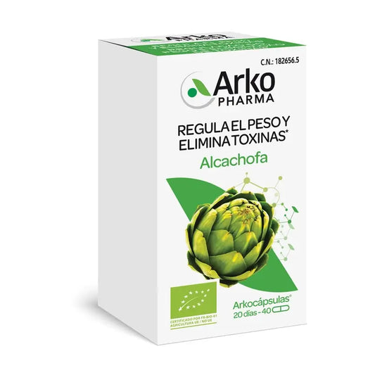 Arkocápsulas Artichoke Bio 40 Capsules Arkopharma