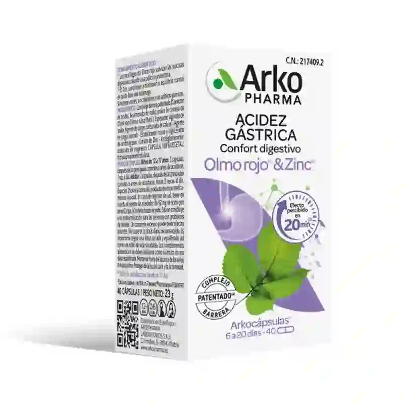 Arkopharma Arkocápsulas Heartburn , 40 capsules