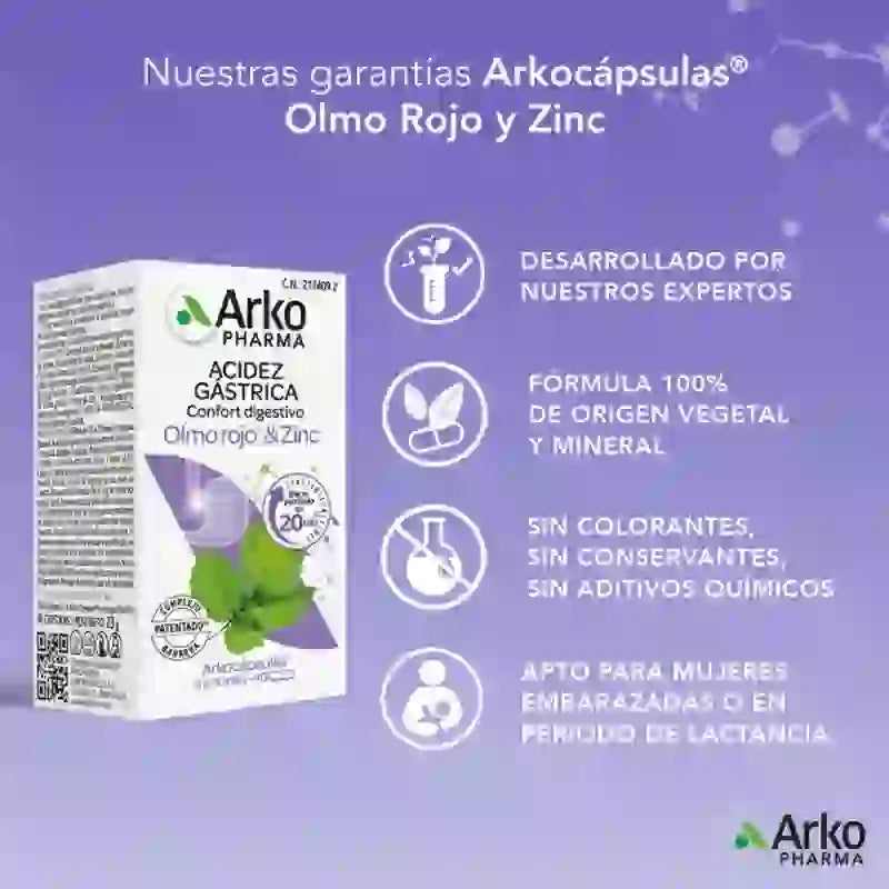 Arkopharma Arkocápsulas Heartburn , 40 capsules