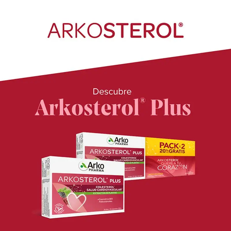 Arkosterol Plus Pack 60 Capsules Arkopharma