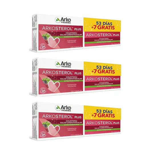 Arkopharma Arkosterol Plus, Pack 3X60 Capsules