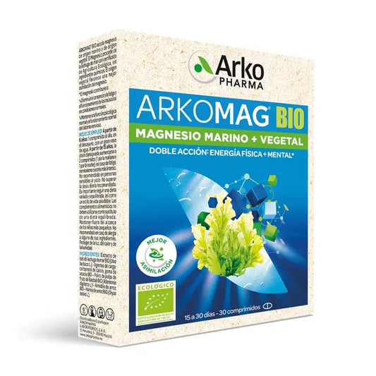 Arkopharma Arkomag BIO Magnesium Marine + Vegetable 30Comp.