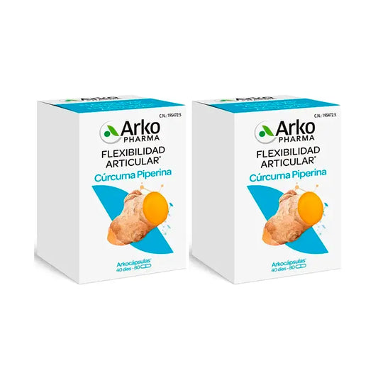 Arkopharma Curcuma, 2X80 Arkocapsules Bio