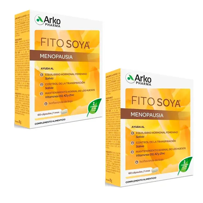 Arkopharma Fitosoya Isoflavones, 2X60 Capsules