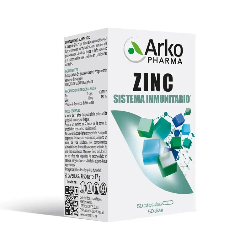 Arkopharma Zinc 50 Capsules Arkopharma