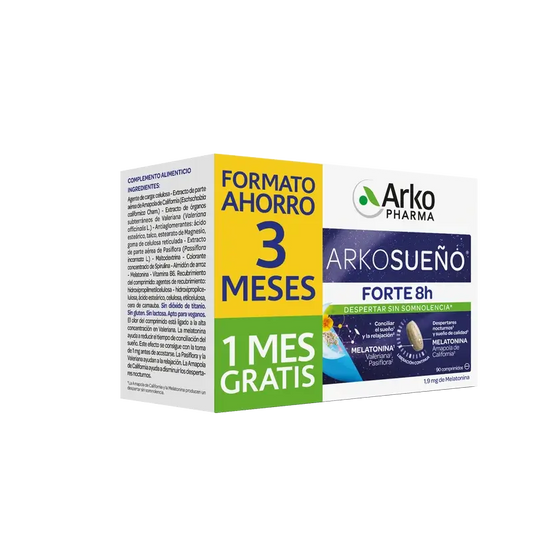 Arkosueño Forte 8 Hours 1 Month Free, 60+30 Capsules