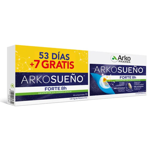 Arkosueño Forte 8H Bicapa 2x30 Tablets - Arkopharma