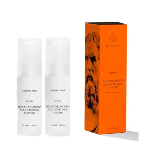 Arturo Alba Retinol 1% Pure Night Transforming Formula, Pack 2 x 30Ml