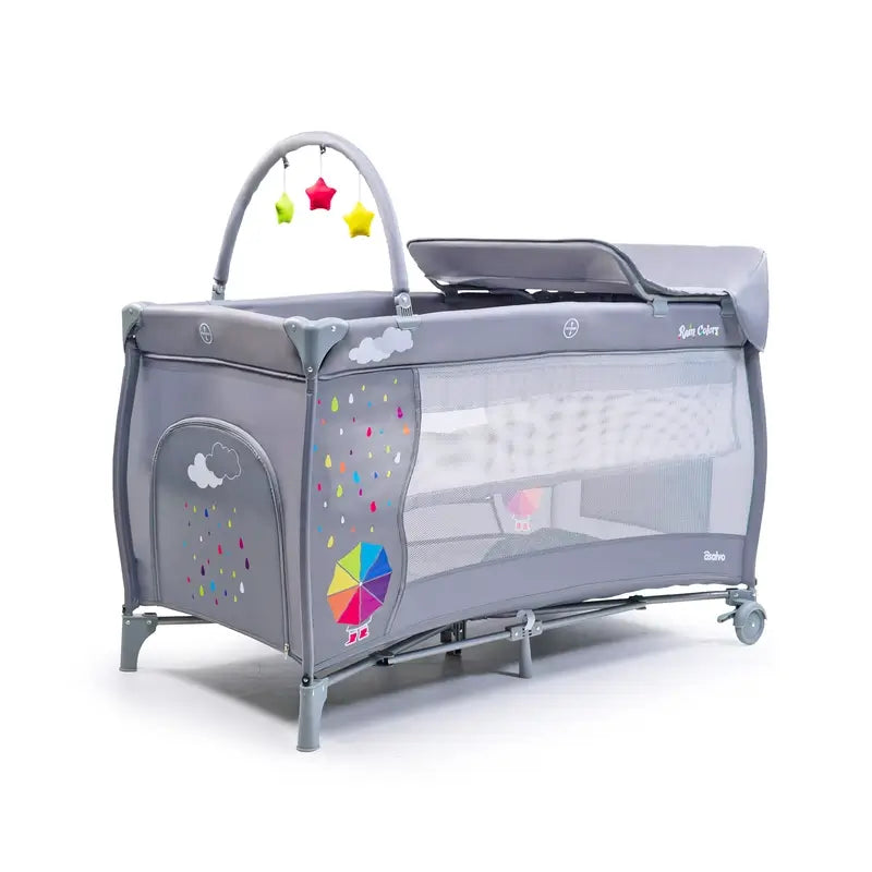 Asalvo Travel Cot Complete with Umbrella