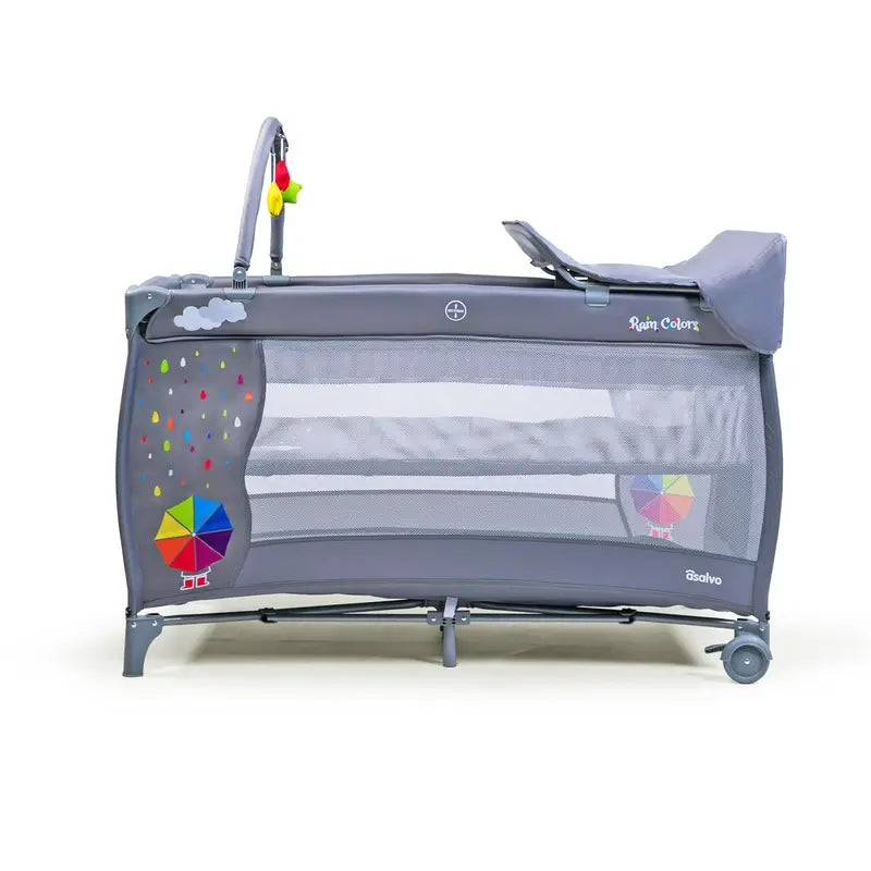 Asalvo Travel Cot Complete with Umbrella