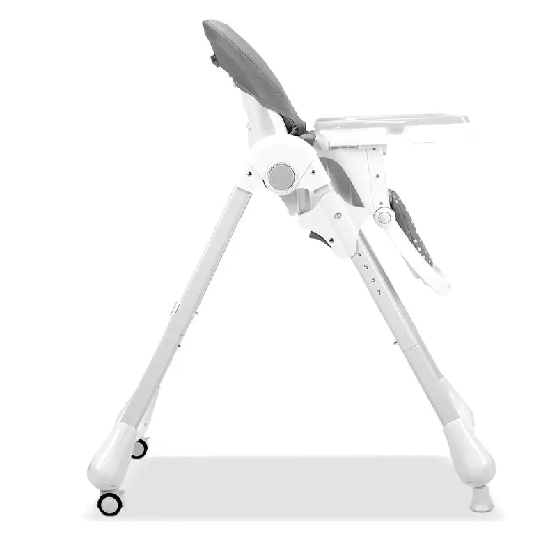 Asalvo Highchair With Wheels Bunny Grey