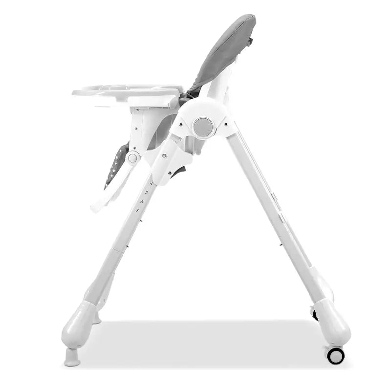 Asalvo Highchair With Wheels Bunny Grey