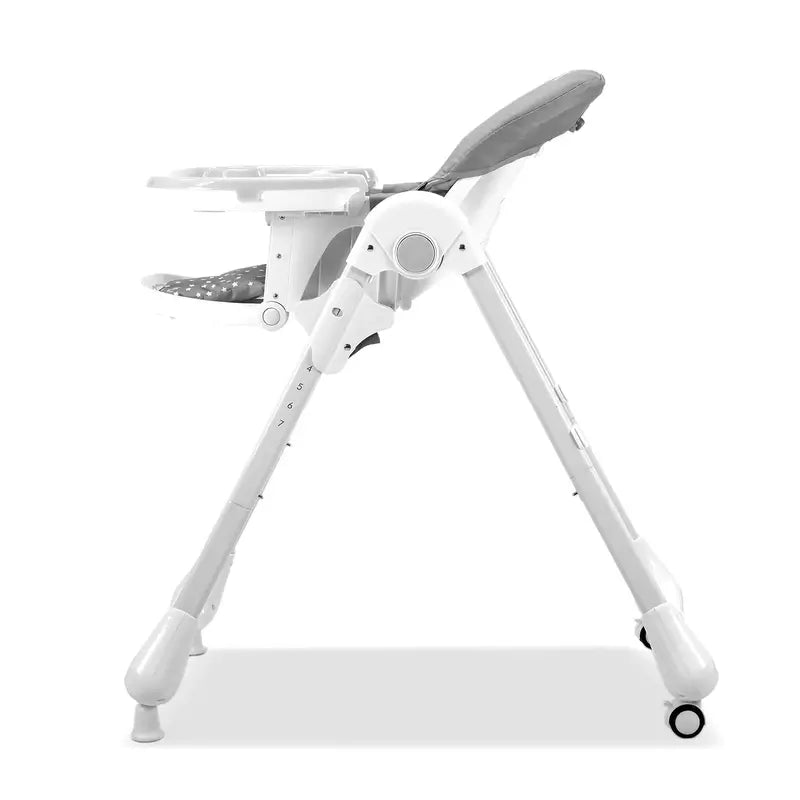 Asalvo Highchair With Wheels Bunny Grey