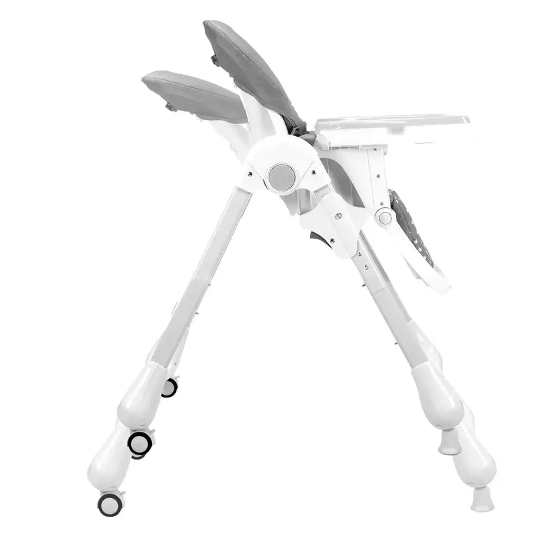 Asalvo Highchair With Wheels Bunny Grey