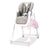 Asalvo Pink Bunny Highchair With Wheels