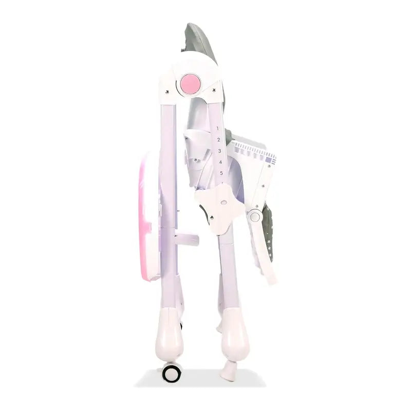 Asalvo Pink Bunny Highchair With Wheels