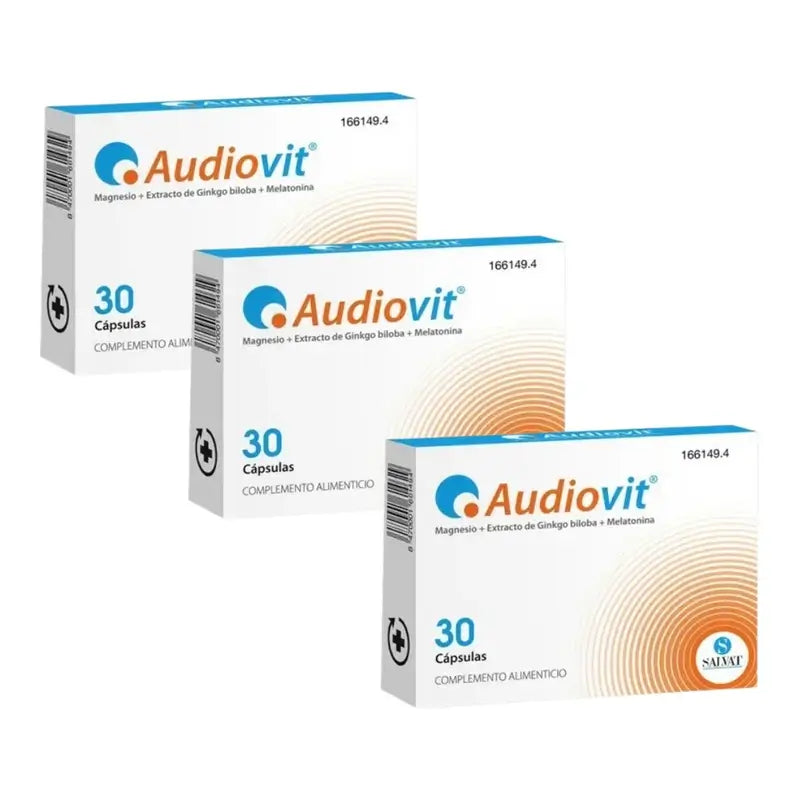 Audiovit Pack 3 x 30 capsules