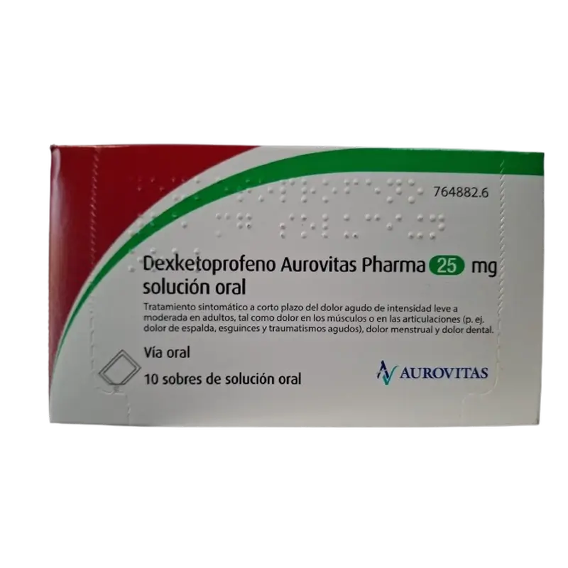 Aurovitas Dexketoprofen 25 mg, 15 tablets