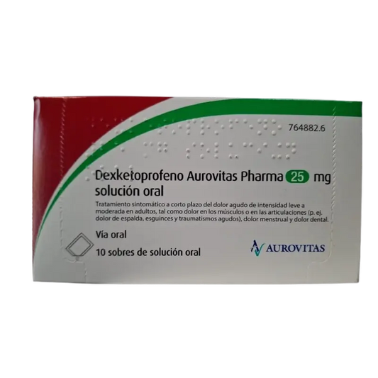 Aurovitas Dexketoprofen 25 mg, 15 tablets