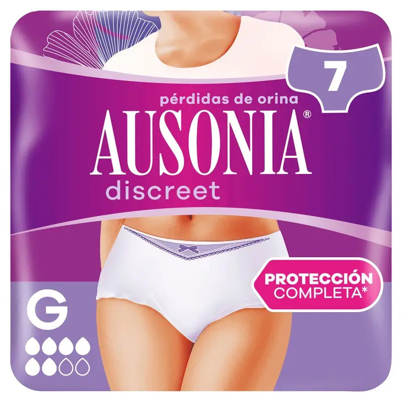 Ausonia Discreet Normal Incontinence Briefs Size L, 7 Briefs