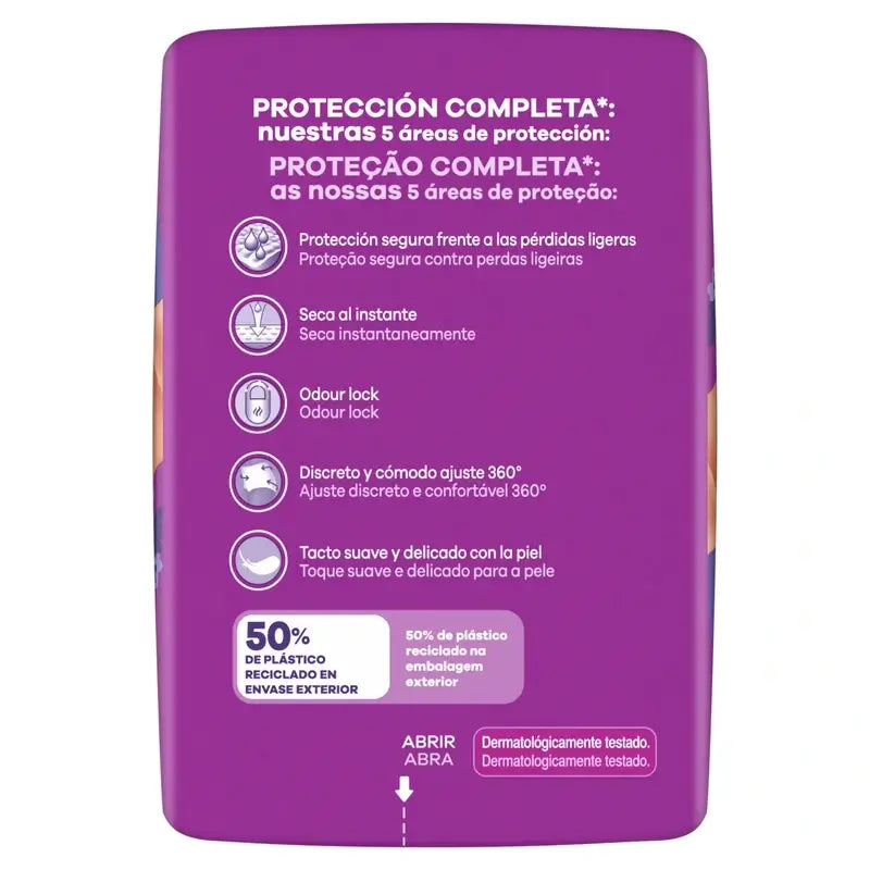 Ausonia Discreet Incontinence Briefs Plus Size G, 8 Briefs