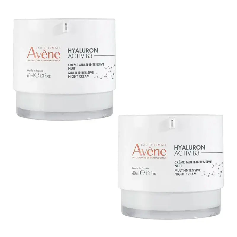 Avene Eau Thermale Hyaluron Activ B3 Night Cream, Pack 2 x 40 ml