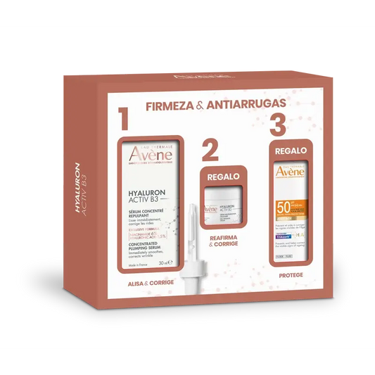 Avene Pack Hyaluron Activ B3 Serum 30 Ml + Hyaluron Activ B3 7 Ml + Anti-Ageing Sun Fluid Spf50 5 Ml