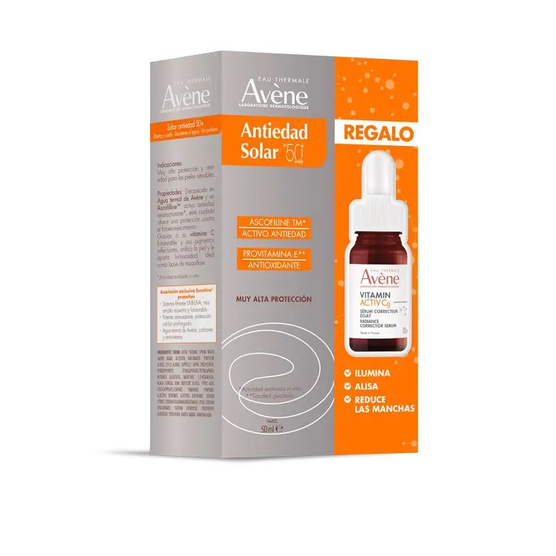 Avene Anti-Ageing Sun Pack + Vitamin C Mini Serum 10 Ml