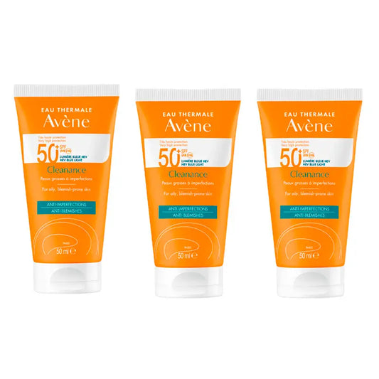 Avene Cleanance Solar Spf 50+, 3 x 50 ml