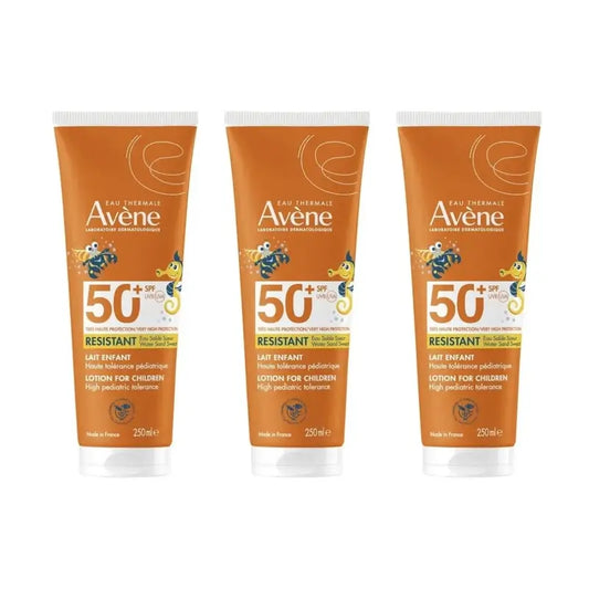 Avene Children's Sunscreen Milk Spf 50+, 3 x 250 ml