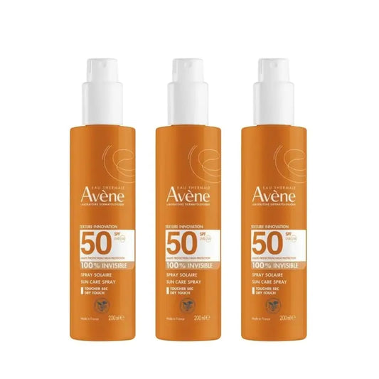 Avene Sun Spray Sensitive Skin Spf 50+, 3 x 200 ml