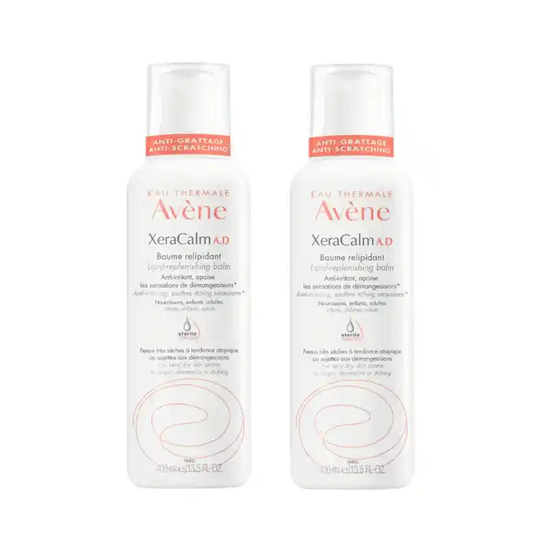 Avene Xeracalm Ad Relipidising Balm, 2X400 Ml